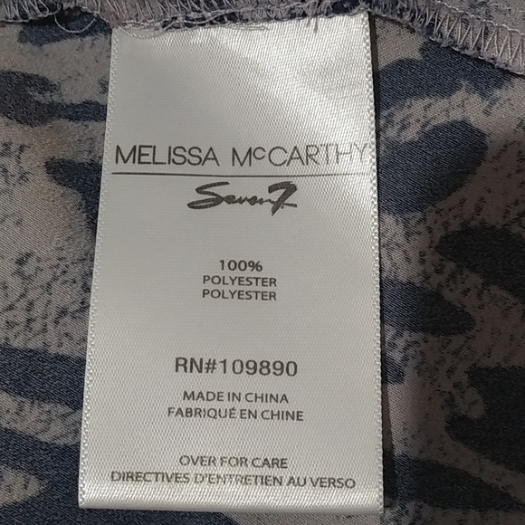 Melissa McCarthy Seven leopard print tunic style top size 1x - Picture 15 of 15